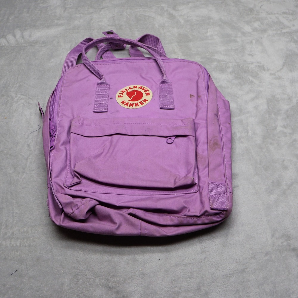 Fjallraven Kanken Backpack Womens One Size Pink Daypack Outdoor Hiking Travel